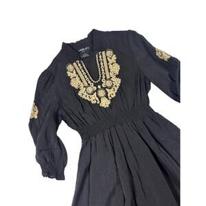 Women' Neslay Paris Embroidered Western Dress Size S